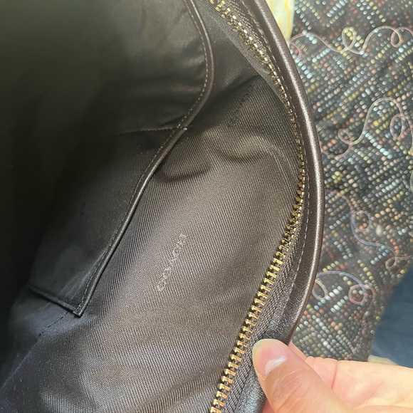 Signature jacquard Coach crossbody - Picture 12 of 13